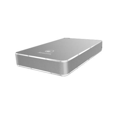 BOX EST X HD2.5'' SATA ATLANTIS A06-HDE-213S (NECESSARIO HD) INTERF. USB3.0 -SILVER ALLUMINIO SATINATO-GAR.2 ANNI