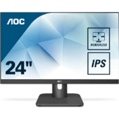MONITOR AOC LCD IPS LED 23.8'' WIDE 24E1Q 5MS MM FHD 1000:1 BLACK VGA HDMI DP VESA FINO:31/05