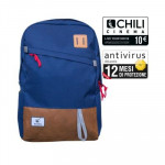 BORSE E CUSTODIE ZAINO X NB - BORSA ZAINO NB 15.6'' ATLANTIS P004-BP1340-B MOD.AVANA- BLU/MARRONE-GUAINA ANTI URTO,PORTA DOC.-TASCA FRONT.-NYLON - Borgaro Online