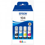 MATERIALI DI CONSUMO CARTUCCE - MULTIPACK EPSON FLACONI 104 C13T00P640 4COLORI PER ECOTANK ET-2710 ET-2714 ET-2720 ET-2721 ET-4700 - Borgaro Online