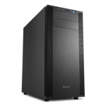 CABINET MIDDLE TOWER NO PSU - CABINET ATX SHARKOON M25-W NERO 7SLOT 45X21X46,5CM 1X5,25'' 1X3,5'' 2X2,5'' 2XUSB3.0 1XVENT-RGB-120MM +2XVENT-STD FINESTRA LATERALE - Borgaro Online
