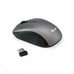 MOUSE CORDLESS - MOUSE X NB CORDLESS USB EQUIP 245109 OTTICO INTERRUTTORE 800/1200/1600DPI- RIC.''NANO SIZE''-1 BATTERIA AAA INCLUSA -GRIGIO - Borgaro Online