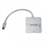 CAVI COMMUTATORI E ADATTATORI - ADATTATORE ENCORE ENCA-MD-VDH DA MINI DISPLAY-PORT A DVI/VGA/HDMI 3 IN 1 - Borgaro Online