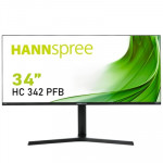 MONITOR LCD DA 34 - MONITOR HANNSPREE LCD LED 34'' WIDE HC342PFB 4K 5MS MM UHD 1000:1 BLACK 2XHDMI DP USB REG.ALTEZZA VESA - Borgaro Online