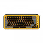 TASTIERE CORDLESS - TASTIERA LOGITECH RETAIL POP KEYS BLAST YELLOW WIRELESS BLUETOOTH TASTI EMOJI 138,47X321,2X35;4MM P/N 920-010725 - Borgaro Online