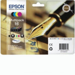 MATERIALI DI CONSUMO CARTUCCE - MULTIPACK EPSON 16 ''PENNA E CRUCIVERBA'' C13T16264010/12 4INK X WF-2510FW/WF-2520NF/WF-2530WF/WF-2540WF/WF-2010W - Borgaro Online