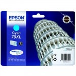 MATERIALI DI CONSUMO CARTUCCE - CARTUCCIA EPSON 79XL ''TORRE DI PISA'' C13T79024010 CIANO 2.000PG X WORKFORCE PRO WF-5110DW, WF-5190DW WF-5620DWF, WF-5690DWF - Borgaro Online