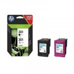 MATERIALI DI CONSUMO CARTUCCE - CARTUCCIA HP MULTIPACK N 301 N9J72AE NERO+COLORE 190+165PG HVS - Borgaro Online