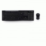 TASTIERE CORDLESS - TASTIERA+MOUSE WIRELESS LOGITECH RETAIL MK270 OPTICAL USB NERO P/N 920-004512 - Borgaro Online