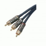 CAVI CAVI AUDIO/VIDEO - CAVO AUDIO VIDEO 3XRCA PREMIUM M/M 1MT NILOX 07NXVA01RP201 NERO - EAN: 8033776009498 - Borgaro Online