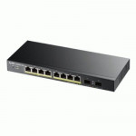 NETWORKING SWITCH GIGABIT - SWITCH 8P LAN GIGABIT POE ZYXEL  GS1900-10HP-EU0101F WEB MANAGED +2P SFP GIGABIT -SUPP. IPV6, VLAN - Borgaro Online