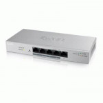 NETWORKING SWITCH GIGABIT - SWITCH 5P LAN GIGABIT ZYXEL  GS1200-5HP-EU0101F/GS1200-5HPV2-EU0101F  UNMANAGED PLUS (4P POE, EROG. FINO 60W) - Borgaro Online