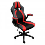 SEDIE SEDIE GAMING - SEDIA GAMING ATLANTIS P050-R9-BR MODELLO R9-COL. ROSSO NERO- IMBOTTITA- GIREVOLE 360  - SEDUTA BASCULANTE - Borgaro Online