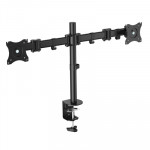 MONITOR ACCESSORI - STAFFA X DOPPIO MONITOR DA TAVOLO 13''-27'' EQUIP 650115 SUPP.FINO A 8KG - VESA FINO A 100X100 ROTAZIONE 360 -EAN: 4015867197653 - Borgaro Online