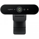 VIDEOCONFERENZA CONFERENCE CAM - WEBCAM LOGITECH RETAIL BRIO HD 4K AUTOFOCUS CAMPO VISIVO 90GRADI ZOOM 5X VIVAVOCE 2 MICROFONI USB 960-001106 - Borgaro Online