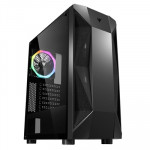 CABINET MIDDLE TOWER NO PSU - CABINET ITEK ITGCATRK40E THE ROCK EVO - GAMING MIDDLE TOWER, USB3, 12CM ARGB FAN, SIDE PANEL TEMP GLASS - Borgaro Online