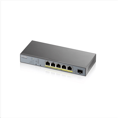 SWITCH 5P LAN GIGABIT POE ZYXEL GS1350-6HP-EU0101F NEBULAFLEX MANAGED X CCTV - 1P SFP-1Y SERV.NEBULAPRO