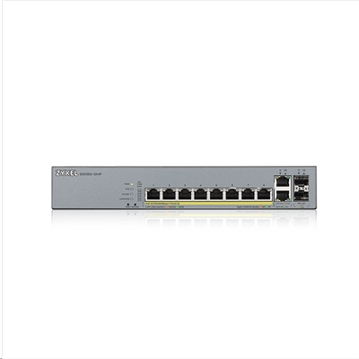 SWITCH 8P LAN GIGABIT POE ZYXEL GS1350-12HP-EU0101F NEBULAFLEX MANAGED X CCTV-2P SFP-2P GB UPLINK-1Y SERV.NEBULAPRO