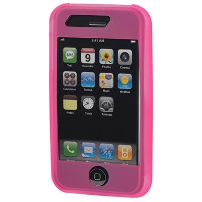 CUSTODIA X APPLE IPHONE 3G - ROSA A/IPHSC-2R IN SILICONE