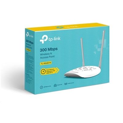 WIRELESS N 300M ACCESSPOINT TP-LINK TL-WA801N POE 802.11BG -2 ANT.FISSE - GARANZIA 3 ANNI- FINO:31/05