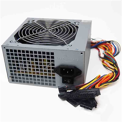 ALIMENTATORE ATX 500 W TECNOWARE FREE-SILENT500 FAL506FS12B (BROWN BOX) FAN12CM SILENT (GAR24M)