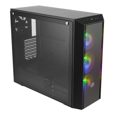 CABINET ATX MIDI TOWER COOLER MASTER MCY-B5P2-KWGN-03 MASTERBOX PRO 5 ARGB NERO ATX 2X3.5 2X2.5 2XUSB3.2 LATO TRASP. NOALIM