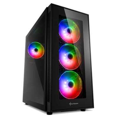 CABINET ATX SHARKOON TG5-PRO RGB NERO 7SLOT 45,2X21,5X46,5CM 3X3,5