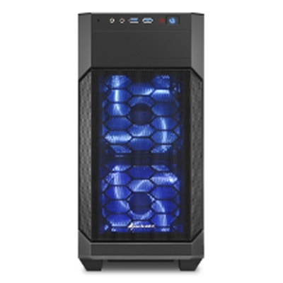 CABINET MICRO ATX SHARKOON V1000 WINDOW NERO 4SLOT 45X19,5X40,2CM 2X5,25