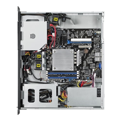 BAREBONE SERVER ASUS 1U RS100-E10-PI2 1XLGA1151 4XDDR4 ECC MAX64GB 2HD/HS 2XM.2 RAID 0,1 4XGLAN VGA 250W 1Y