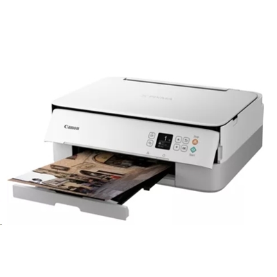 STAMPANTE CANON MFC INK PIXMA TS5351 WHITE 3773C026 A4 3IN1 13IPM, LCD, F/R, WIFI, AIRPRINT, PIXMA CLOUD LINK