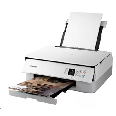 STAMPANTE CANON MFC INK PIXMA TS5351 WHITE 3773C026 A4 3IN1 13IPM, LCD, F/R, WIFI, AIRPRINT, PIXMA CLOUD LINK
