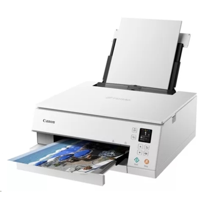 STAMPANTE CANON MFC INK PIXMA TS6351 WHITE 3774C026 A4 3IN1 5INK 15IPM, F/R USB WIFI AIRPRINT, CLOUD PRINT
