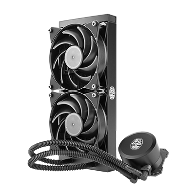 DISS A LIQUIDO COOLER MASTER MLW-D24M-A20PW-R1 MASTERLIQUID LITE 240 INTEL LGA 775>2066 AMD AM4>FM1 2X120X120X25MM 2000RPM >15DB