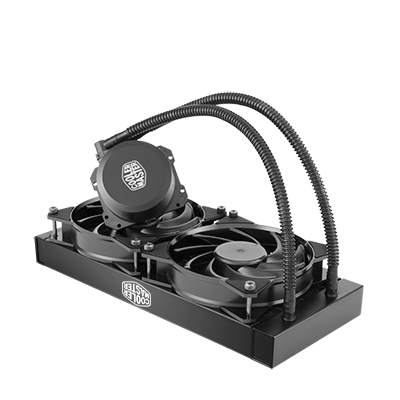 DISS A LIQUIDO COOLER MASTER MLW-D24M-A20PW-R1 MASTERLIQUID LITE 240 INTEL LGA 775>2066 AMD AM4>FM1 2X120X120X25MM 2000RPM >15DB