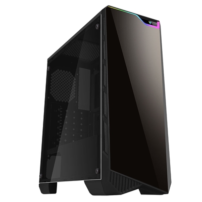 CABINET ITEK ITGCANX10E NOOXES X10 EVO - GAMING MIDDLE TOWER, 2XUSB3, TRASP SIDE PANEL