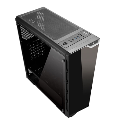 CABINET ITEK ITGCANX10E NOOXES X10 EVO - GAMING MIDDLE TOWER, 2XUSB3, TRASP SIDE PANEL