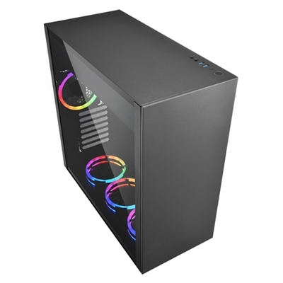 CABINET ATX SHARKOON PURE STEEL RGB NERO 7SLOT 47,4X21X47,5CM 3X3,5