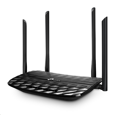 WIRELESS AC1200 ROUTER DUAL BAND TP-LINK ARCHER C6 5GHZX867MBPS/2.4GHZX450MBPS MU-MIMO,IPTV,  5P GIGABIT - 4 ANT.