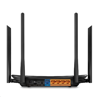 WIRELESS AC1200 ROUTER DUAL BAND TP-LINK ARCHER C6 5GHZX867MBPS/2.4GHZX450MBPS MU-MIMO,IPTV,  5P GIGABIT - 4 ANT.