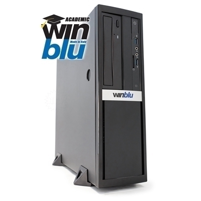 PC WINBLU ESSENTIAL L3 0617W10EDU SFF 13LT H410 INTEL I3-10100 4GBDDR4 120SSD DVDRW+CR VGA+HDMI PCI-E W10PROEDU T+M 2Y ONSITE