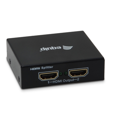 HDMI VIDEO SPLITTER 2P EQUIP 332712 FULLHD-SUPP.3D E RISOL.VIDEO FINO A  4K2K