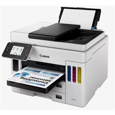 STAMPANTE CANON MFC INK MAXIFY GX7050 REFILLABLE 4471C006 4IN1 24IPM 500+100FG ADF50FG LCD 6.9CM F/R LAN WIFI
