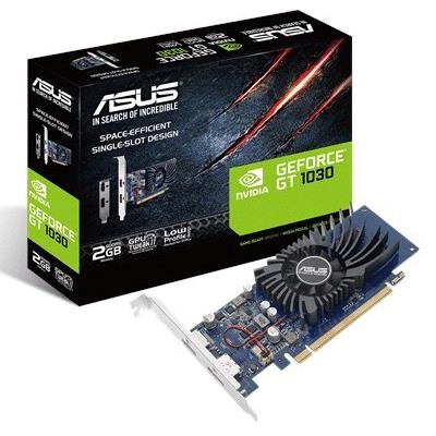 SVGA ASUS GT1030-2G-BRK NVIDIA GT1030 2GDDR5 64BIT PCIE3.0 DP HDMI HDCP ATTIVA 1920X1200 1SLOT 90YV0AT2-M0NA00