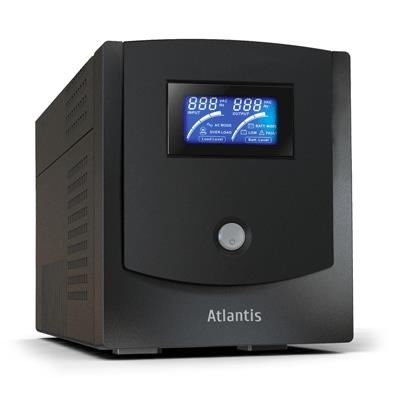 UPS ATLANTIS A03-HP1102 1100VA/550W SINEWAVE UPS+STABILIZ+FILTRI SW SHUTDOWN PC INT. USB - SINGOLA BATTERIA  -GARANZIA 2 ANNI-