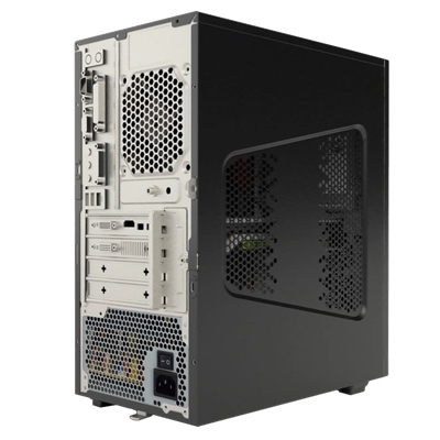 CABINET ITEK SMALLCOM-B - MINI TOWER,  MATX, 2XUSB3, 2XUSB2, BRUSHED (ITOCSCB122)