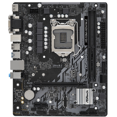 MB ASROCK H510M-HDV/M.2 H510 LGA1200 2XDDR4DC-3200O.C. 1XPCIE4.0X16 HDMI D-SUB 4XSATA3R M.2 GBLAN MATX 90-MXBFT0-A0UAYZ