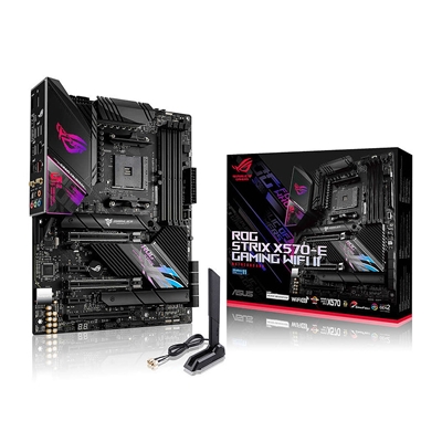 MB ASUS ROG STRIX X570-E GAMING WIFI II AM4 X570 AMD 4XDDR4DC VGA 2PCIE4.0X16 8SATA3R M.2 USB3.2 GBLAN AURA ATX 90MB19W0-M0EAY0