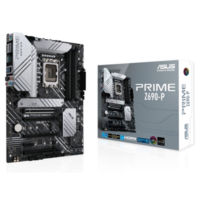 MB ASUS PRIME Z690-P Z690 LGA1700 4XDDR5DC-6000O.C. DP HDMI 1XPCIE5.0X16 1XPCIE4.0X16 4XSATA3R M.2 GBLAN ATX 90MB19Q0-M0EAY0