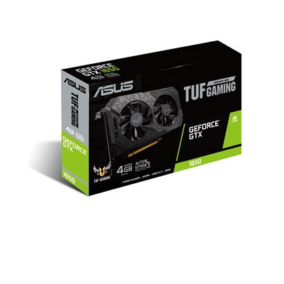 SVGA ASUS TUF-GTX1650-4GD6-GAMING NVIDIA 4GDDR6 128BIT 1620M-BOOST PCIE3.0 HDMI DP DVI-D HDCP 7680X4320 2,3SLOT 90YV0EH1-M0NA00