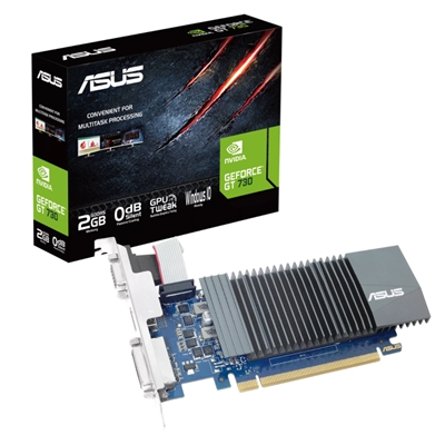 SVGA ASUS GT730-SL-2GD5-BRK-E GT730 NVIDIA 2GDDR5 64BIT PCIE2.0 732MHZ(O.C.) D-SUB HDMI HDCP 3840X2160 1SLOT 90YV07G4-M0NA00